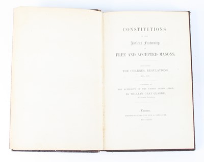 Lot 1025 - Grey Clarke, William: Constitutions Of The...