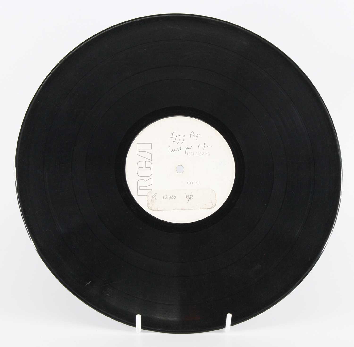 Lot 540 - Iggy Pop, Lust For Life, RCA Test pressing,...