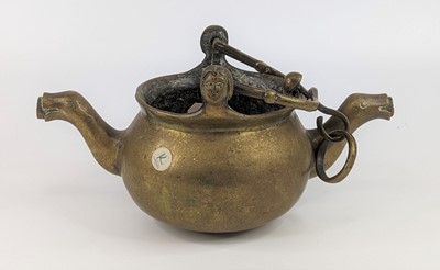 Lot 1377 - A Dutch bronze lavabo, probably 16th century,...