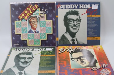 Lot 601 - A collection of 28 x 12” LPs of Buddy Holly &...