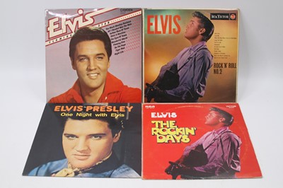 Lot 616 - A collection of nineteen 12” LPs of Elvis...
