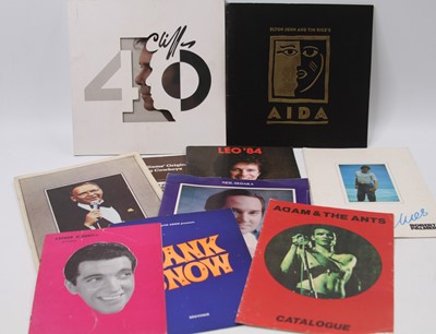 Lot 808 - A selection of 32 UK tour programmes, to...