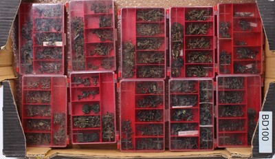 Lot 1651 - 10 Cases of WW2 Plastic painted military...