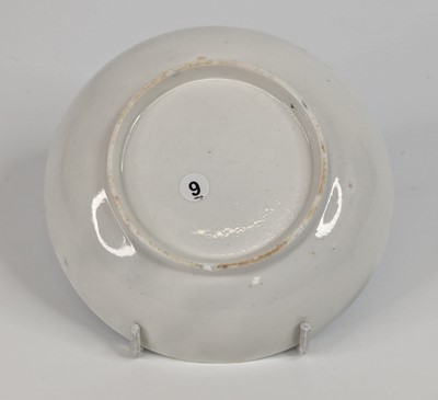 Lot 1097 - A Lowestoft porcelain saucer, circa 1770,...