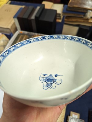 Lot 1093 - A Lowestoft porcelain slop bowl, circa 1780,...