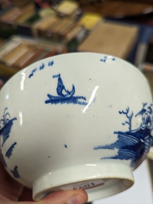 Lot 1093 - A Lowestoft porcelain slop bowl, circa 1780,...