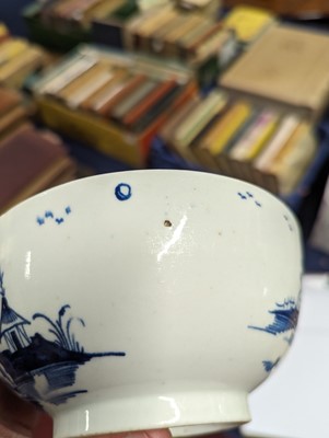 Lot 1093 - A Lowestoft porcelain slop bowl, circa 1780,...