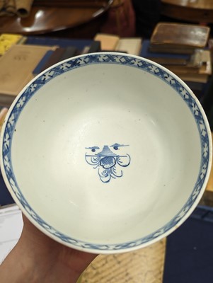 Lot 1093 - A Lowestoft porcelain slop bowl, circa 1780,...