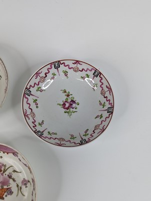 Lot 1098 - A Lowestoft porcelain saucer, circa 1790,...