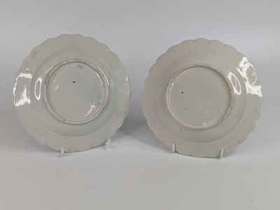 Lot 1100 - A pair of Caughley porcelain plates, circa...