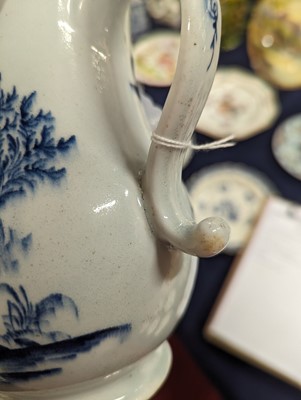 Lot 1096 - A Lowestoft porcelain milk jug, circa 1780,...