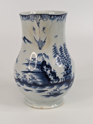 Lot 1096 - A Lowestoft porcelain milk jug, circa 1780,...