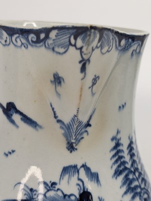 Lot 1096 - A Lowestoft porcelain milk jug, circa 1780,...