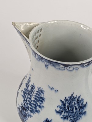 Lot 1096 - A Lowestoft porcelain milk jug, circa 1780,...