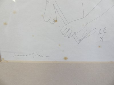 Lot 253 - In the manner of Jean Cocteau - Jeune Fille,...