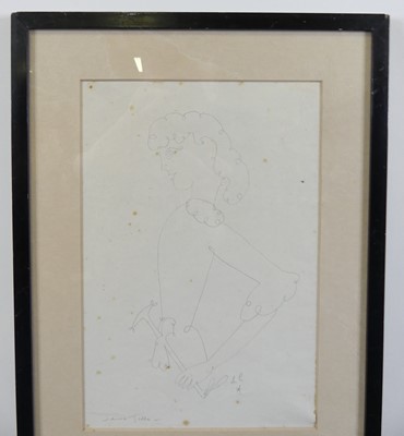 Lot 253 - In the manner of Jean Cocteau - Jeune Fille,...