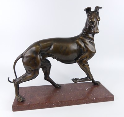 Lot 165 - A large Art Deco style bronzed metal model of...