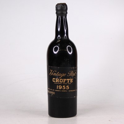 Lot 1319 - Croft vintage port, 1955, one bottle