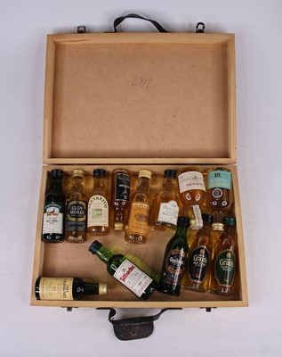 Lot 1506 - A small quantity of whisky miniatures, to...