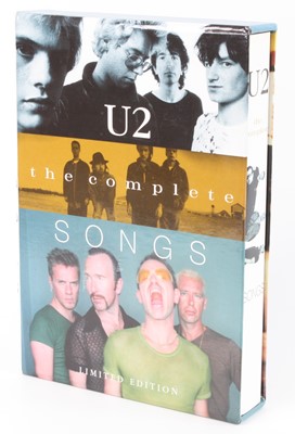 Lot 759 - U2, The Complete Songs, large paperback book...