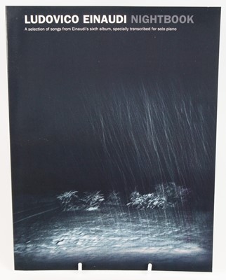 Lot 757 - Ludovico Einaudi, Nightbook, a cover for the...