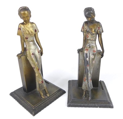 Lot 166 - After Josef Lorenzl - a pair of circa 1930s...