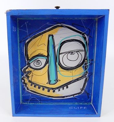 Lot 179 - Cliff Phillips (b.1975) - Face in a drawer,...