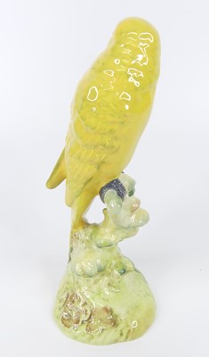 Lot 48 - A Beswick pottery yellow budgerigar, facing...