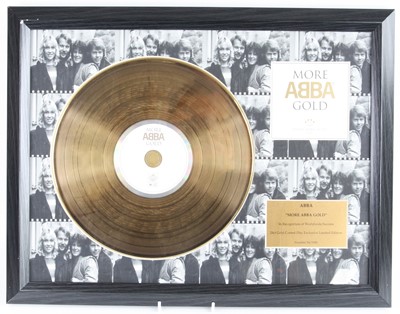 Lot 785 - Abba, a gold presentation disc for the...