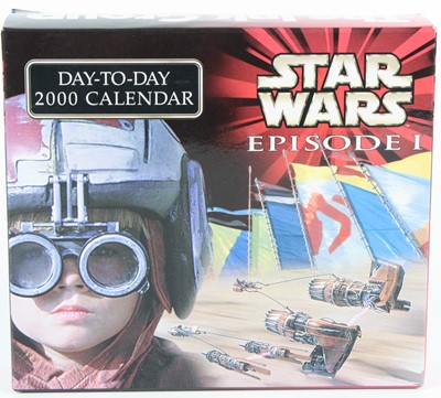 Lot 750 - A Star Wars Episode 1 Day-to-Day 2000 calendar,...
