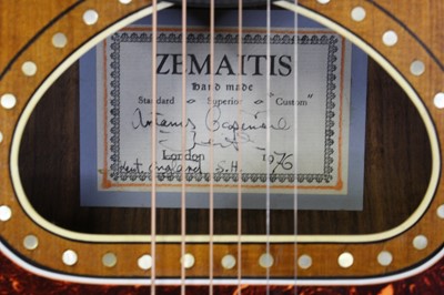 Lot 517 - A 1976 Anthony Zemaitis six-string acoustic...