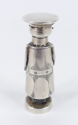 Lot 98 - An unusual early 20th century novelty silver...