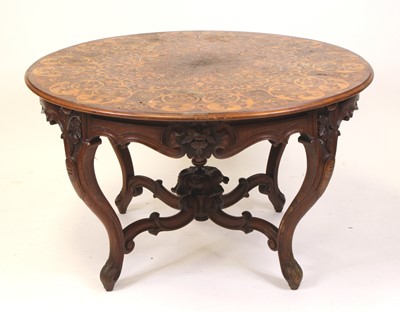 Lot 1576 - A late 19th century continental rosewood and...