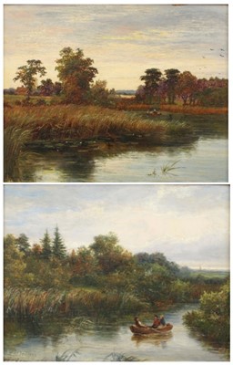 Lot 1441 - Mark Edwin Dockree (1834-1904) - Pair; Wroxham...