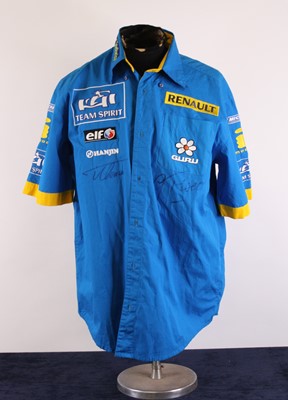 Lot 843 - Formula 1 interest, a Renault team shirt from...