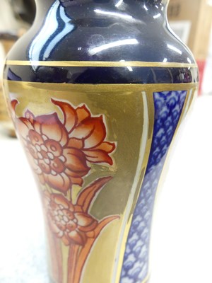 Lot 3 - A Moorcroft MacIntyre Orelian pattern pottery...