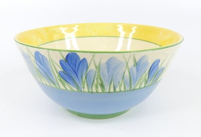 Lot 29 - A 1930s Clarice Cliff Blue Crocus pattern...