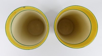 Lot 28 - A pair of 1930s Clarice Cliff Crocus pattern...