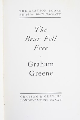 Lot 1065 - Greene, Graham: The Bear Fell Free, 1935 first...