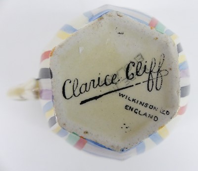 Lot 20 - A 1930s Clarice Cliff Tennis pattern pottery...