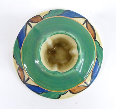 Lot 37 - A 1930s Clarice Cliff Double V pattern pottery...