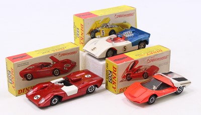 Lot 1505 - A Dinky Toys Speedwheels group of 3 racing...