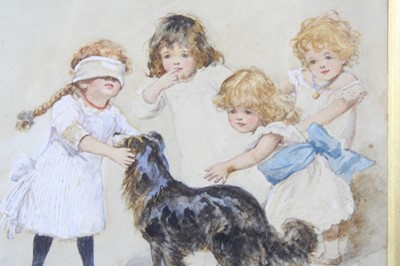 Lot 1457 - Harriet M. Bennett (b.1877) - Blind man's buff,...