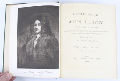 Lot 1032 - Hervey, John: Letter-Books Of John Hervey...