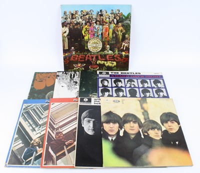 Lot 618 - The Beatles - a collection of LP's mostly late...