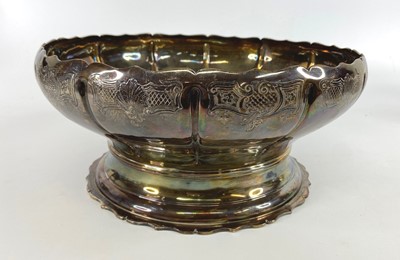 Lot 181 - A large early Art Deco silver fruit bowl, of...
