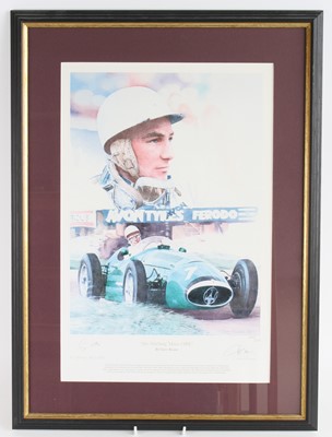 Lot 830 - Gary Keane, (b.1931), Sir Stirling Moss OBE,...