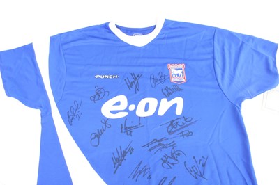 Lot 812 - Ipswich Town, a replica  home shirt for the...