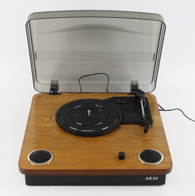 Lot 715 - An Akai Model A600 20 three speed turntable...