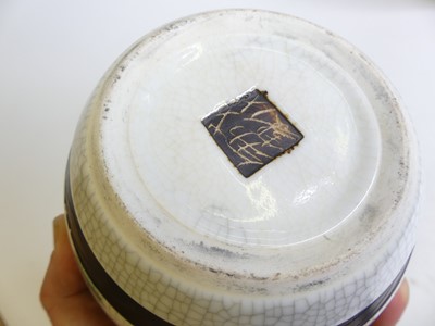 Lot 69 - A Chinese Nanking crackle glazed sleeve vase,...